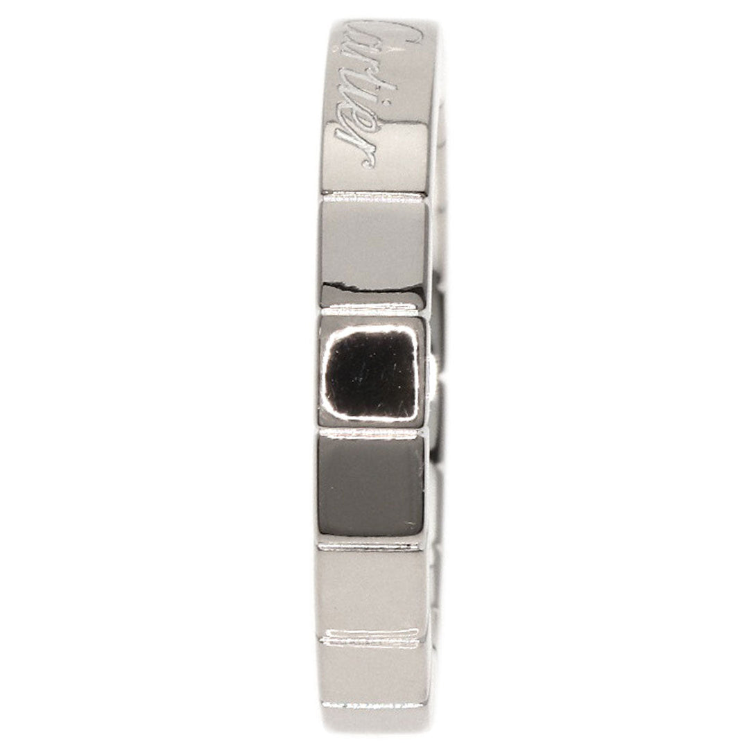 CARTIER Ring K18WG Silver Raniere Ring #46 Women Used Authentic