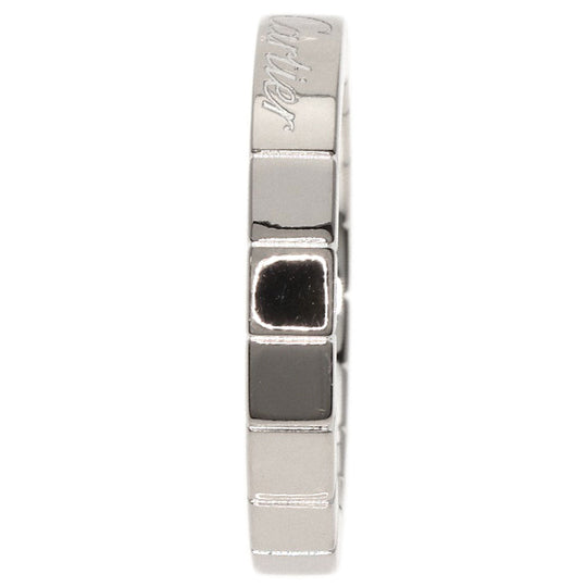 CARTIER Ring K18WG Silver Raniere Ring #46 Women Used Authentic