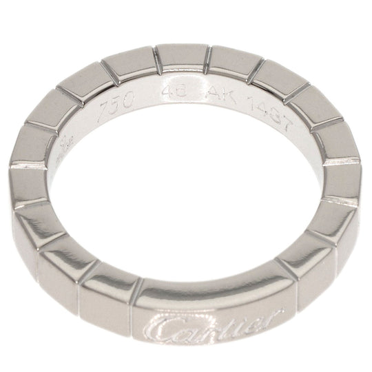 CARTIER Ring K18WG Silver Raniere Ring #46 Women Used Authentic