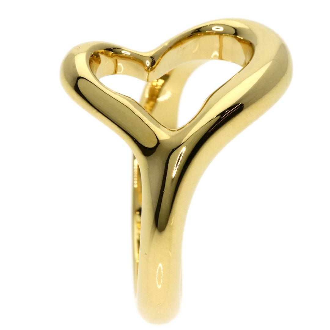 TIFFANY&Co. Ring 18K Yellow Gold gold Open heart Women Used Authentic