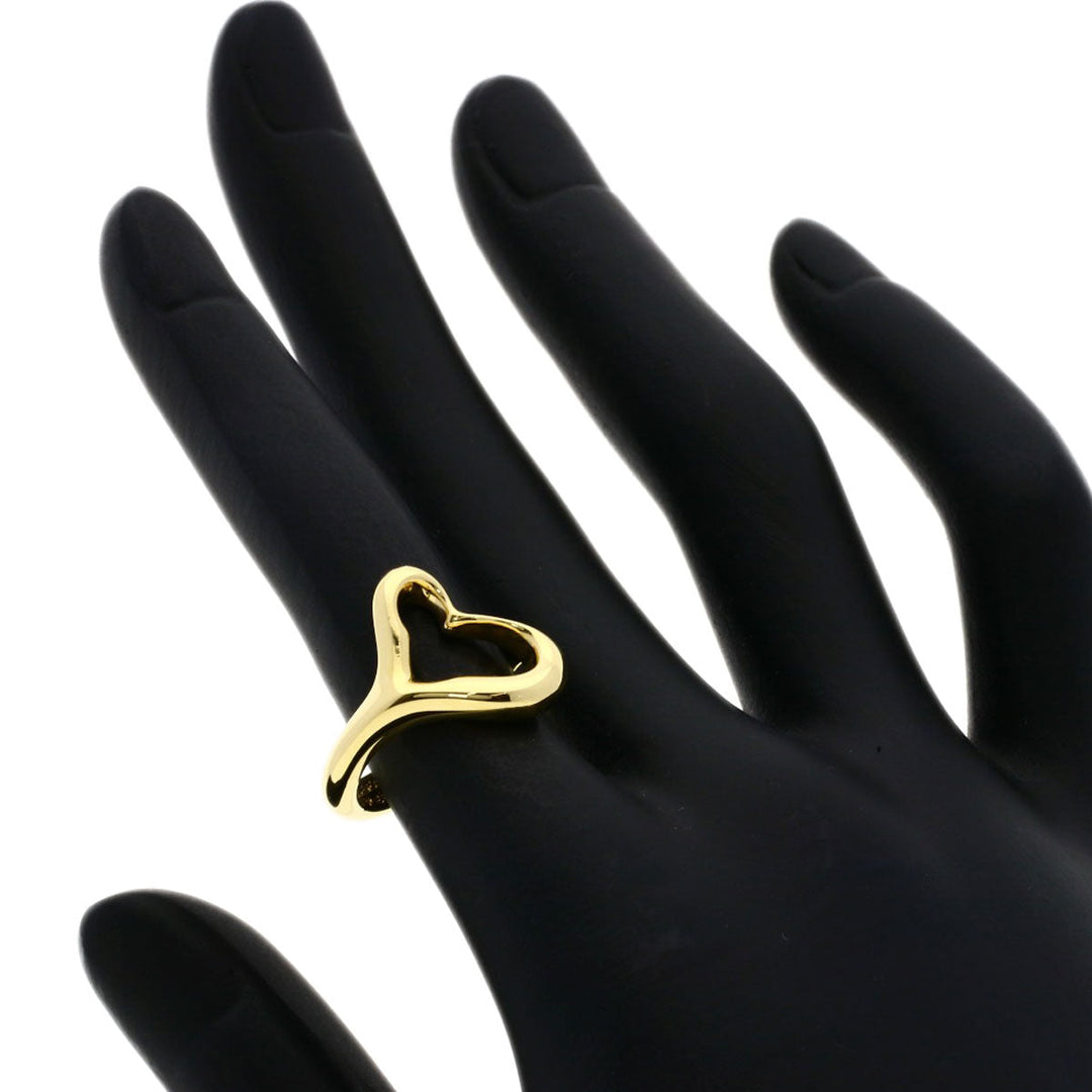 TIFFANY&Co. Ring 18K Yellow Gold gold Open heart Women Used Authentic