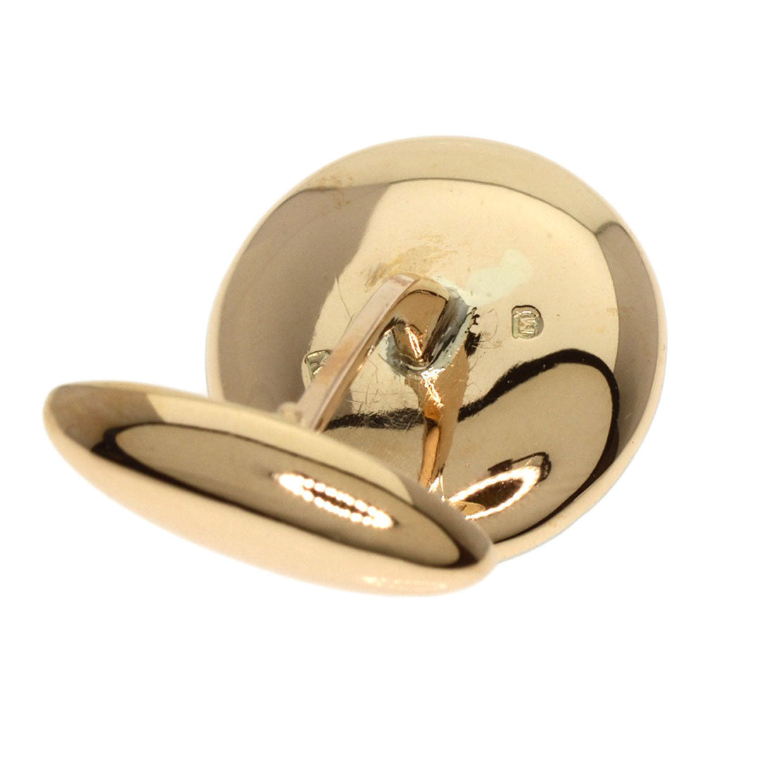 MIKIMOTO cuffs K14YG , K14WG Silver Pearl mens Used Authentic