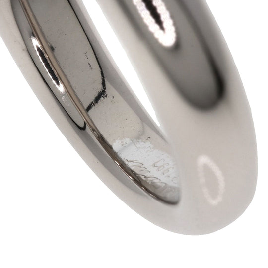 CARTIER Ring K18WG Silver Ellipse ring diamond #48 Women Used Authentic