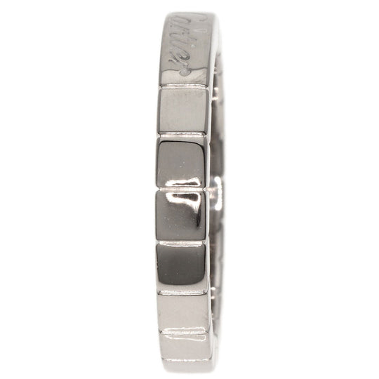 CARTIER Ring K18WG Silver Laniere # 52 Women Used Authentic