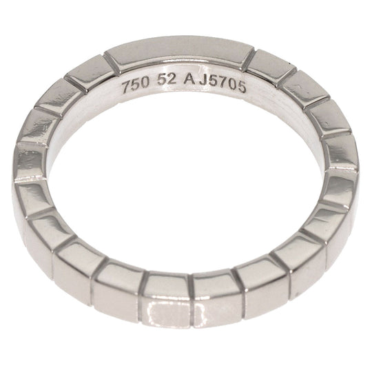 CARTIER Ring K18WG Silver Laniere # 52 Women Used Authentic