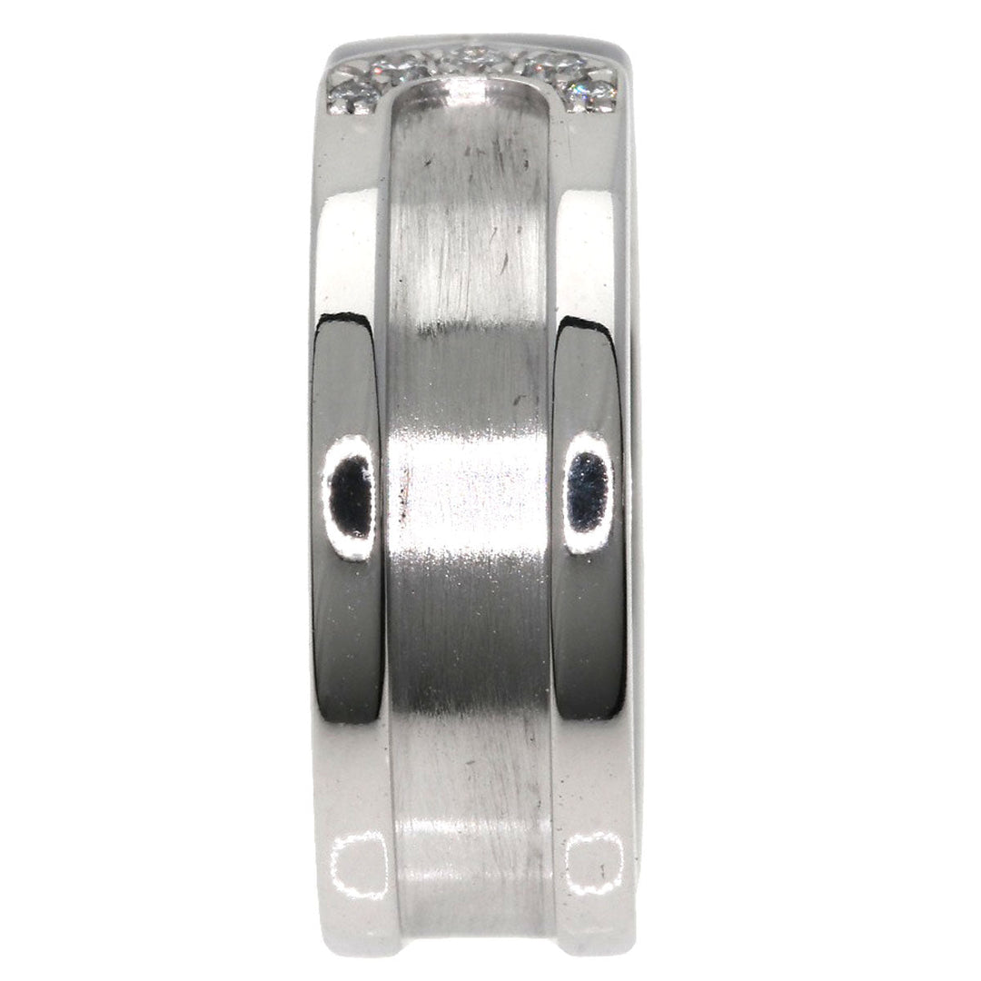 CARTIER Ring K18WG Silver C2 Ring Diamond #49 Women Used Authentic