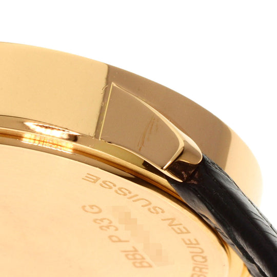 BVLGARI Watches Mechanical Automatic BBLP33G K18PG, leather gold BVLGARI BVLGARI 12P Diamond White shell dial mens Used Authentic