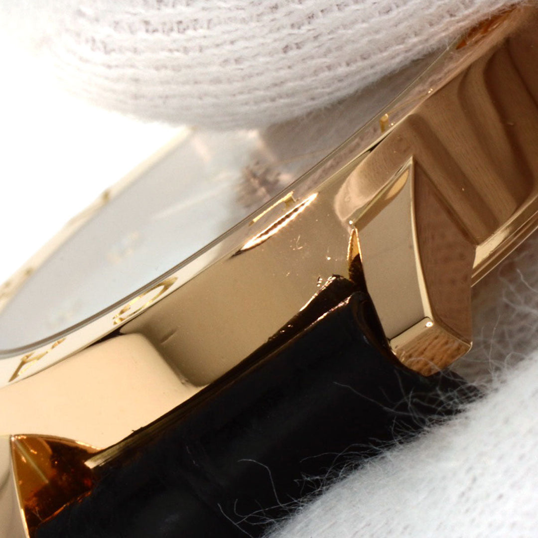 BVLGARI Watches Mechanical Automatic BBLP33G K18PG, leather gold BVLGARI BVLGARI 12P Diamond White shell dial mens Used Authentic