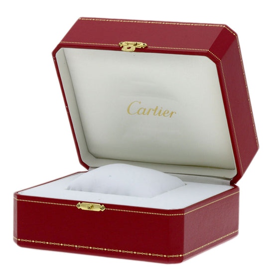 CARTIER Watches Quartz WE902030 Stainless Steel , SSxK18PG gold Baron Blue 1.1" 11P Diamond Silver dial Women Used Authentic