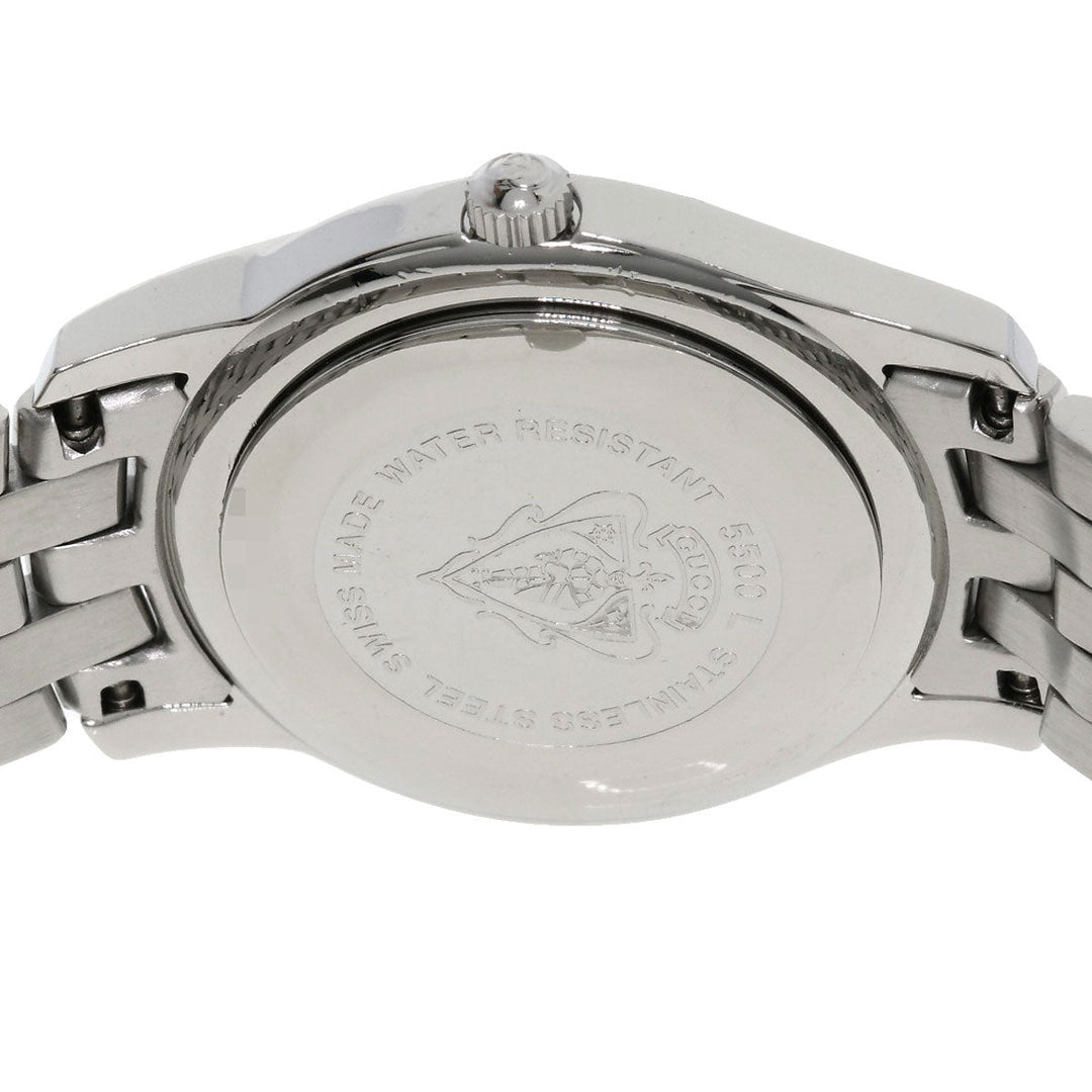 GUCCI Watches Quartz 5500L Stainless Steel , Stainless Steel Silver Round face Silver dial Women Used Authentic