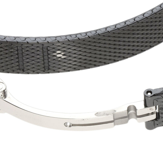 CHANEL Watches Quartz H5317 Stainless Steel , Stainless Steel Silver boyfriend small model tweed black dial Women Used Authentic