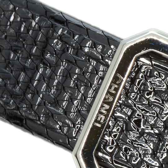 CHANEL Watches Quartz H5317 Stainless Steel , Stainless Steel Silver boyfriend small model tweed black dial Women Used Authentic