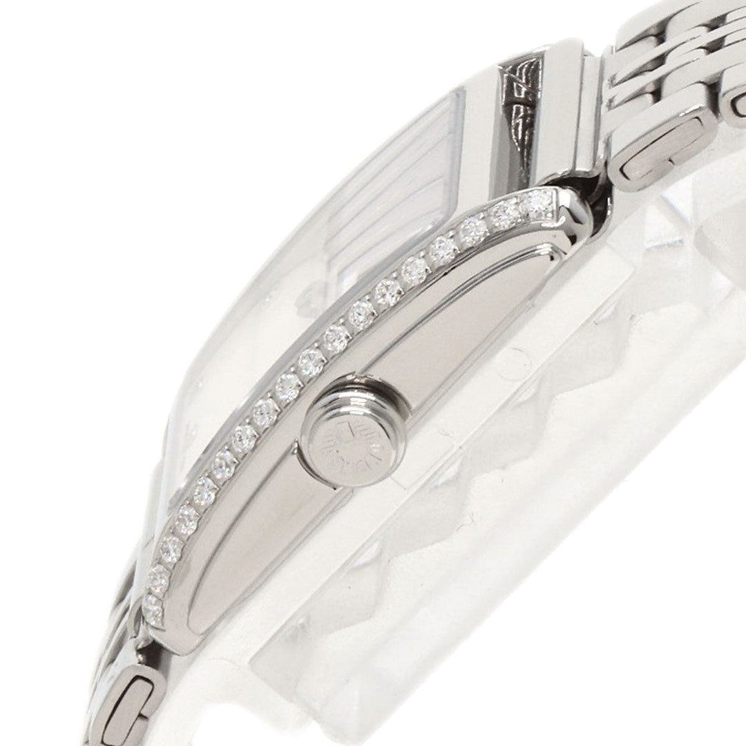 LONGINES Watches Quartz L5.258.0 Stainless Steel , Stainless Steel Silver Dolce Vita Diamond White shell dial Women Used Authentic