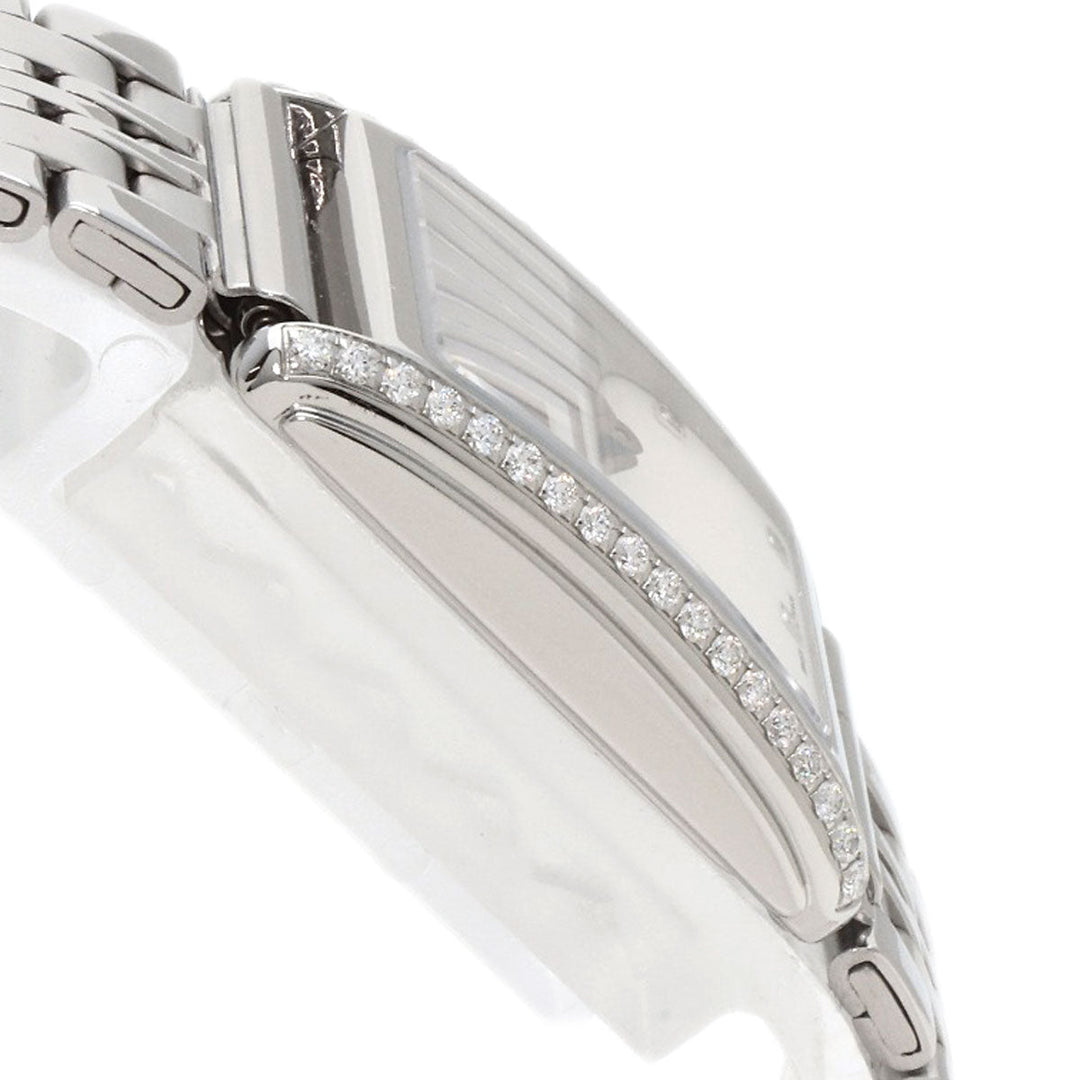 LONGINES Watches Quartz L5.258.0 Stainless Steel , Stainless Steel Silver Dolce Vita Diamond White shell dial Women Used Authentic