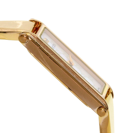 GUCCI Watches Quartz 1500L PGP , PGP gold Square face White shell dial Women Used Authentic