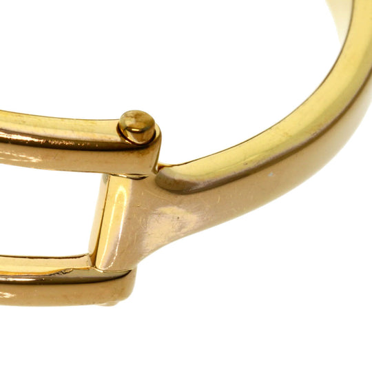 GUCCI Watches Quartz 1500L PGP , PGP gold Square face White shell dial Women Used Authentic
