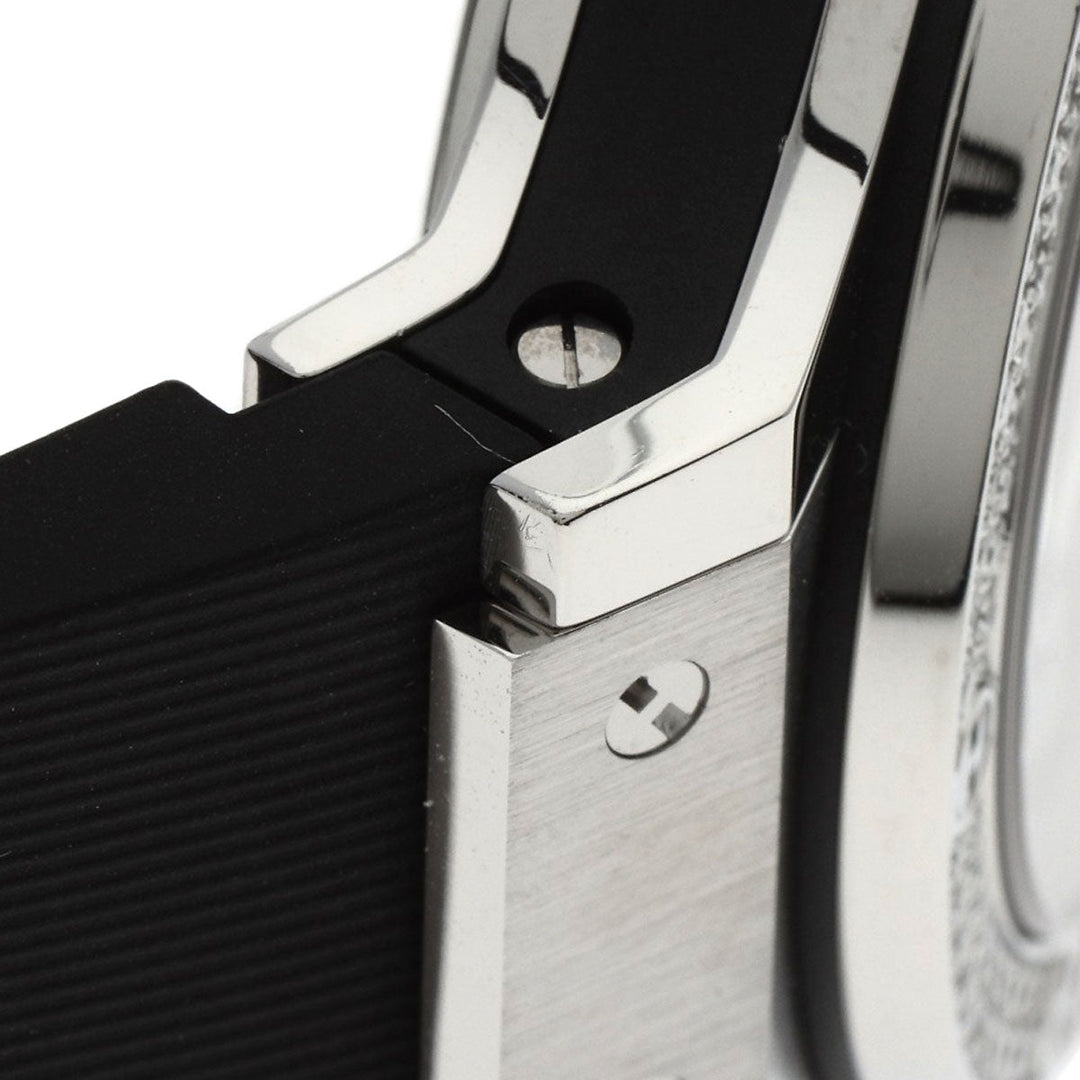 HUBLOT Watches Quartz 361.SX.1270.RX.1104 Stainless Steel, Rubber, Diamond Silver Big bang steel diamond black dial mens Used Authentic