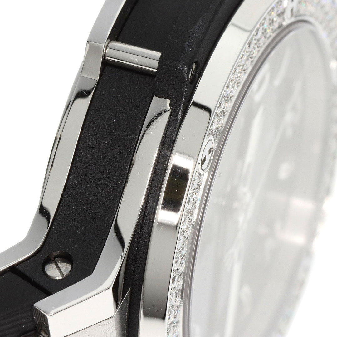 HUBLOT Watches Quartz 361.SX.1270.RX.1104 Stainless Steel, Rubber, Diamond Silver Big bang steel diamond black dial mens Used Authentic