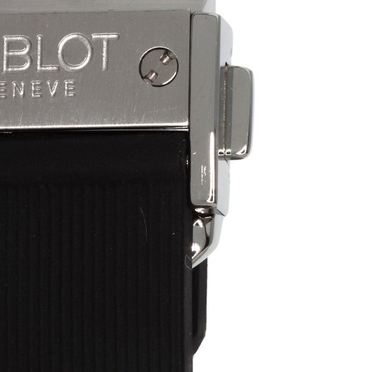HUBLOT Watches Quartz 361.SX.1270.RX.1104 Stainless Steel, Rubber, Diamond Silver Big bang steel diamond black dial mens Used Authentic