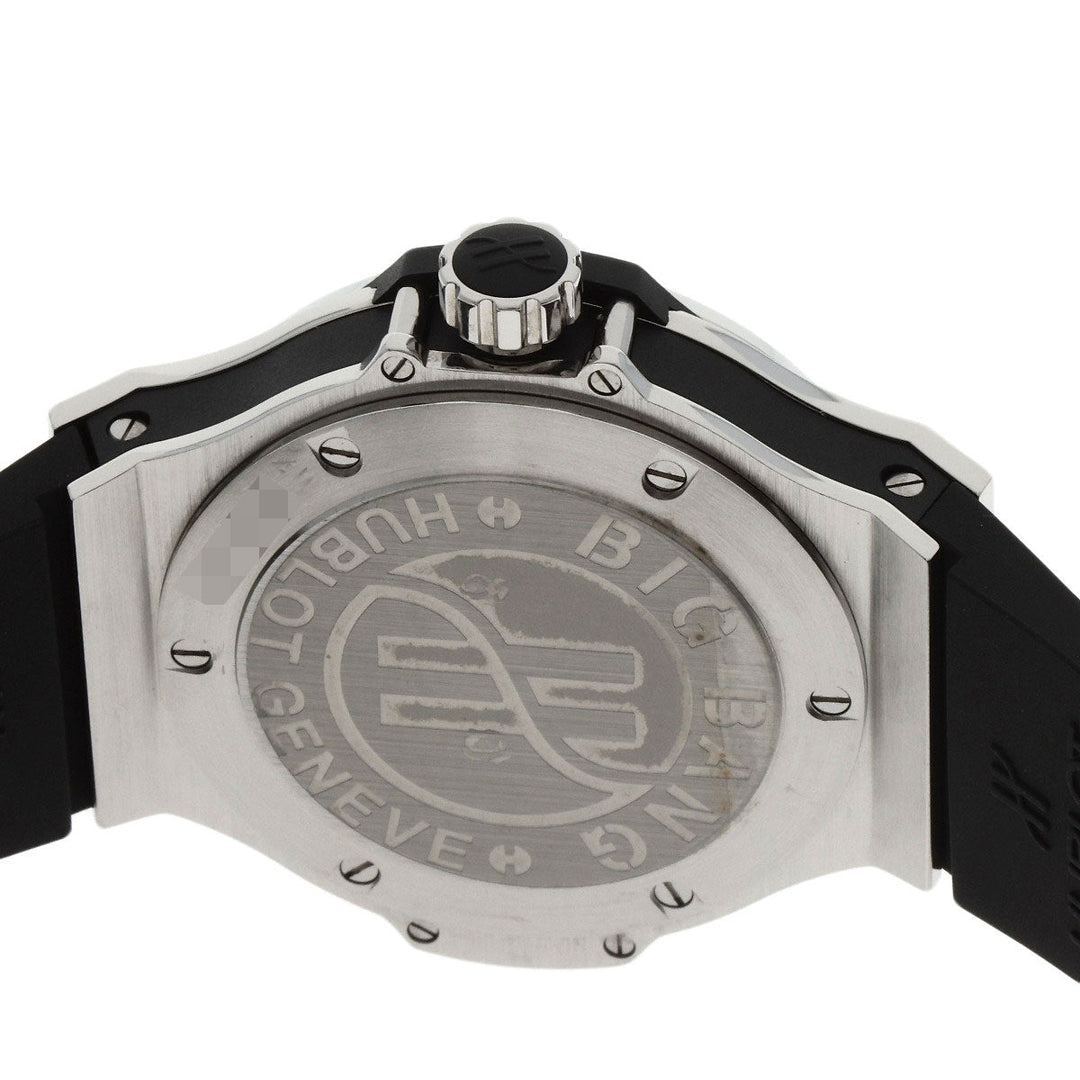 HUBLOT Watches Quartz 361.SX.1270.RX.1104 Stainless Steel, Rubber, Diamond Silver Big bang steel diamond black dial mens Used Authentic
