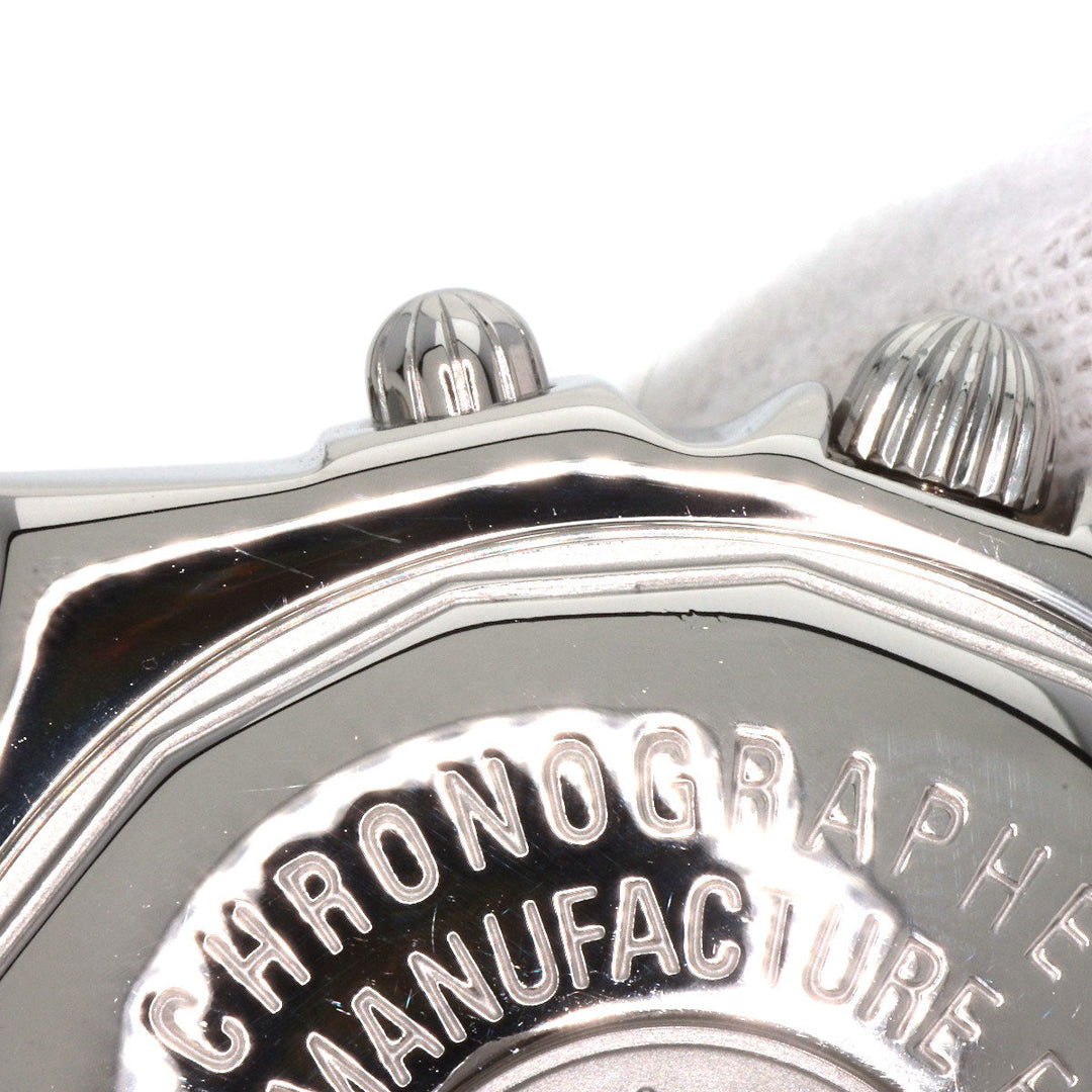 BREITLING Watches Mechanical Automatic D13352 Stainless Steel , Stainless Steel , K18YG Silver Chronomat Bikoro black dial mens Used Authentic