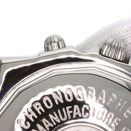 BREITLING Watches Mechanical Automatic D13352 Stainless Steel , Stainless Steel , K18YG Silver Chronomat Bikoro black dial mens Used Authentic