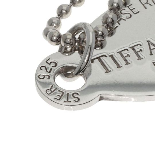 TIFFANY&Co. Necklace SV Silver return to oval Women Used Authentic