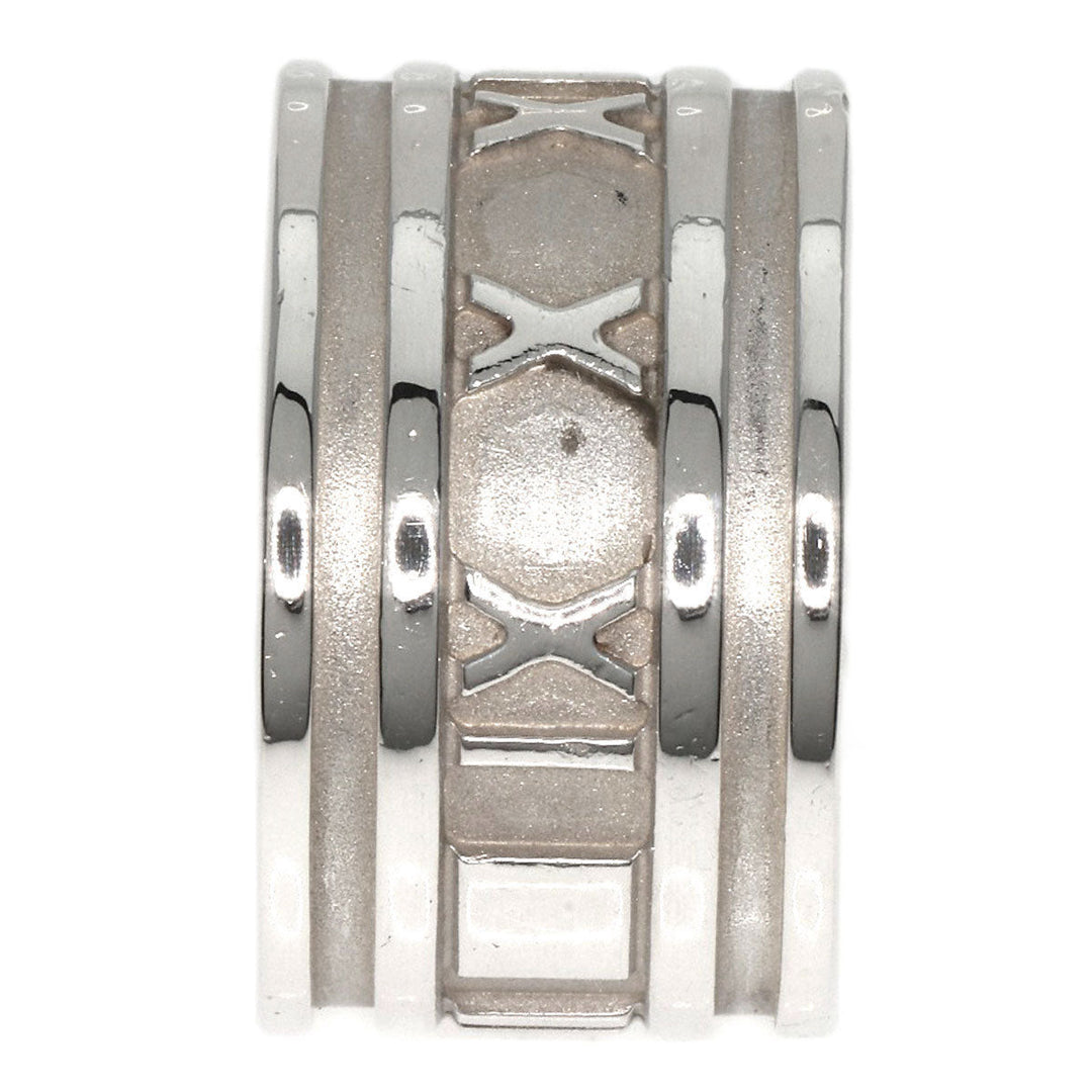 TIFFANY&Co. Ring SV Silver Atlas wide Women Used Authentic