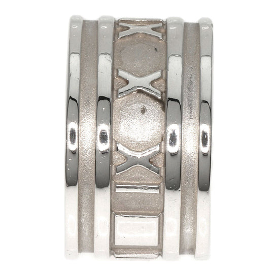 TIFFANY&Co. Ring SV Silver Atlas wide Women Used Authentic