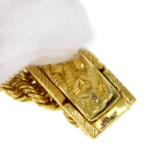 Chopard Watches Quartz 20/4502 K18YG, K18YG, Diamond gold Happy Diamond Heart Maker Complete gold dial Women Used Authentic