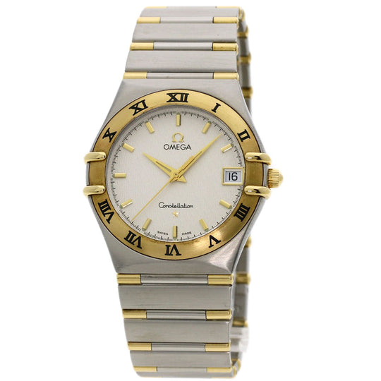 OMEGA Watches Quartz 1312.30 Stainless Steel , SSxK18YG gold Constellation Ivory dial mens Used Authentic