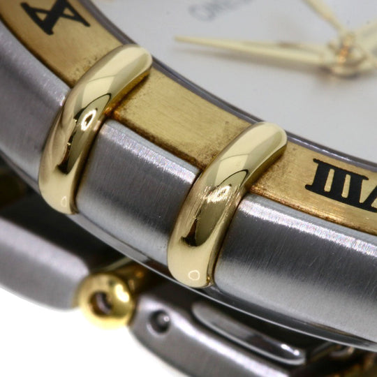 OMEGA Watches Quartz 1312.30 Stainless Steel , SSxK18YG gold Constellation Ivory dial mens Used Authentic