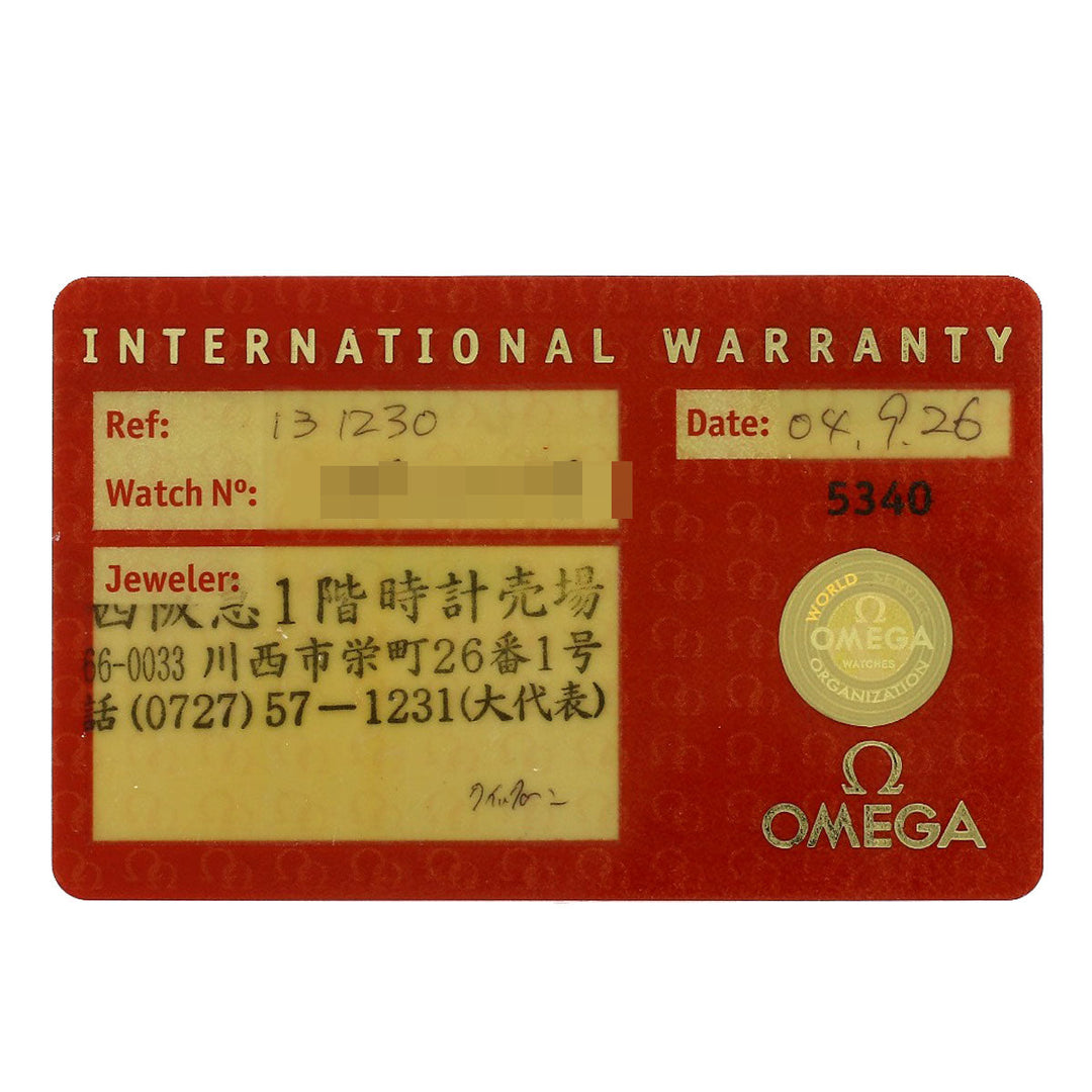 OMEGA Watches Quartz 1312.30 Stainless Steel , SSxK18YG gold Constellation Ivory dial mens Used Authentic