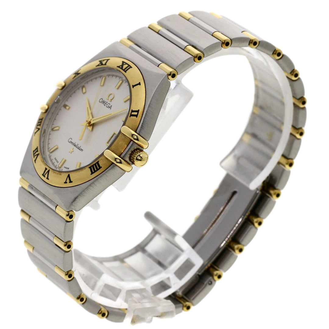OMEGA Watches Quartz 1312.30 Stainless Steel , SSxK18YG gold Constellation Ivory dial mens Used Authentic