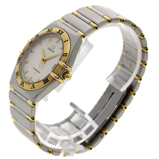 OMEGA Watches Quartz 1312.30 Stainless Steel , SSxK18YG gold Constellation Ivory dial mens Used Authentic