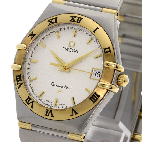 OMEGA Watches Quartz 1312.30 Stainless Steel , SSxK18YG gold Constellation Ivory dial mens Used Authentic