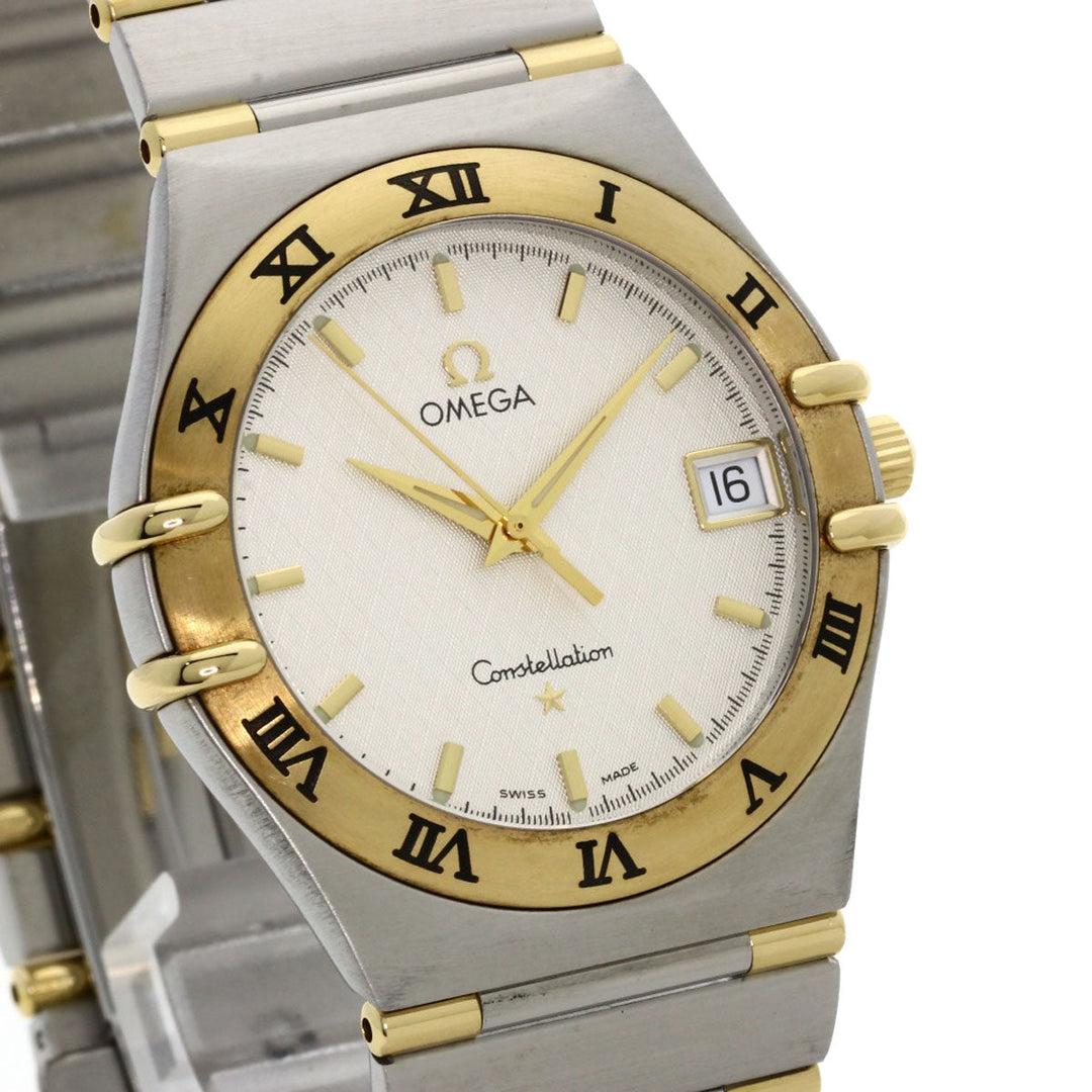 OMEGA Watches Quartz 1312.30 Stainless Steel , SSxK18YG gold Constellation Ivory dial mens Used Authentic