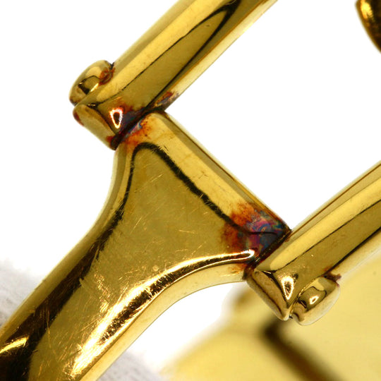 GUCCI Watches Quartz 1500L Gold Plated , Gold Plated gold Square face black dial Women Used Authentic