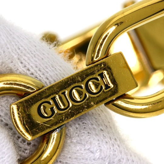 GUCCI Watches Quartz 1500L Gold Plated , Gold Plated gold Square face black dial Women Used Authentic