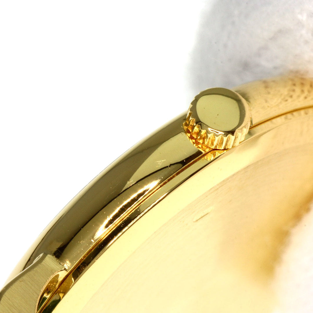 PIAGET Watches Quartz 8005 K18YG, leather gold Tradition white dial Women Used Authentic