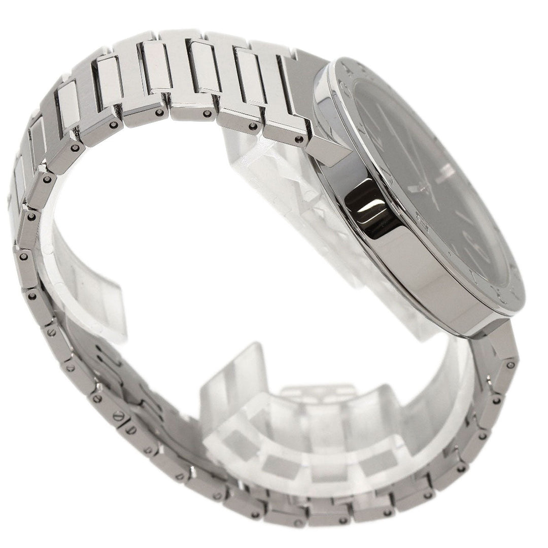 BVLGARI Watches Mechanical Automatic BB41S Stainless Steel , Stainless Steel Silver Bulgari Bulgari black dial mens Used Authentic