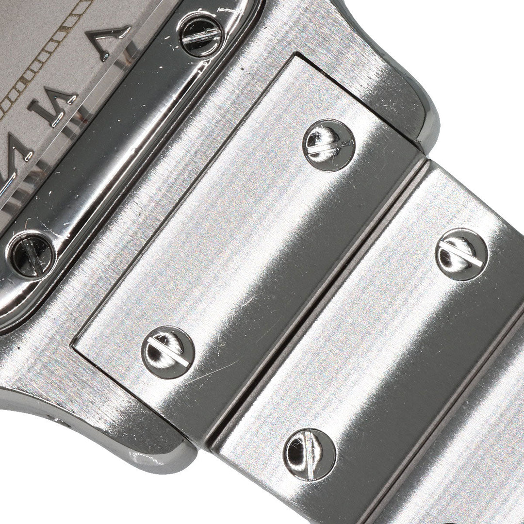 CARTIER Watches Quartz W5200056D6 Stainless Steel , Stainless Steel Silver Santosgalbe SM Ivory dial Women Used Authentic