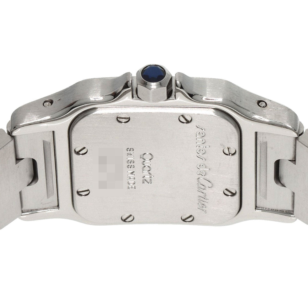 CARTIER Watches Quartz W5200056D6 Stainless Steel , Stainless Steel Silver Santosgalbe SM Ivory dial Women Used Authentic