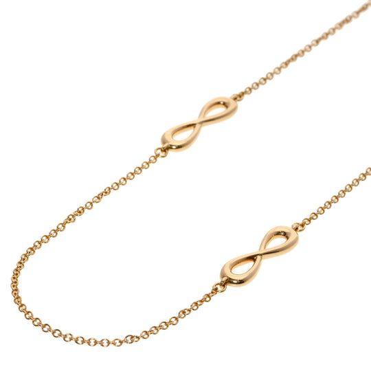TIFFANY&Co. Necklace 18K Pink Gold gold Infinity endless