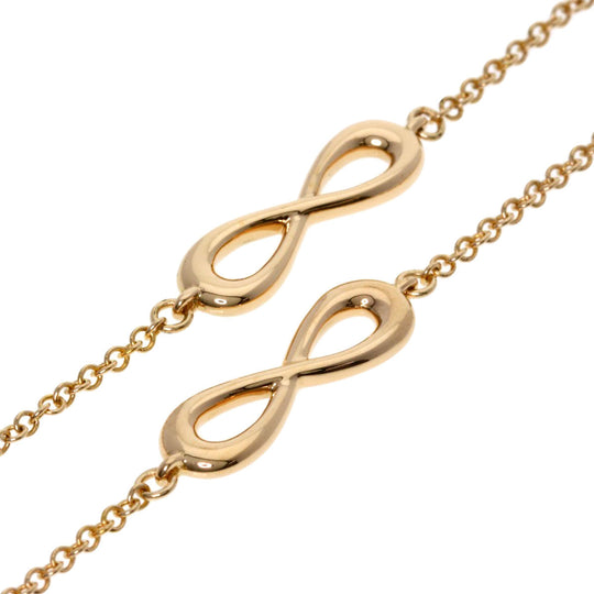 TIFFANY&Co. Necklace 18K Pink Gold gold Infinity endless