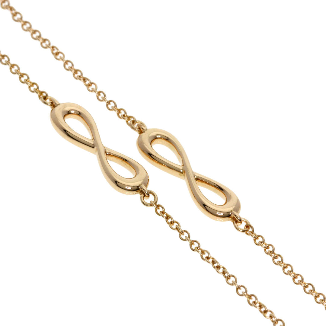 TIFFANY&Co. Necklace 18K Pink Gold gold Infinity endless
