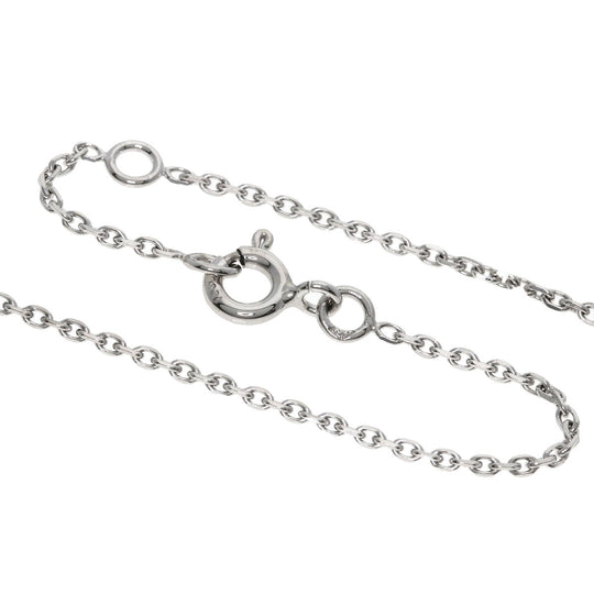 Chaumet Necklace K18WG Silver Lian Hart Diamond Women Used Authentic