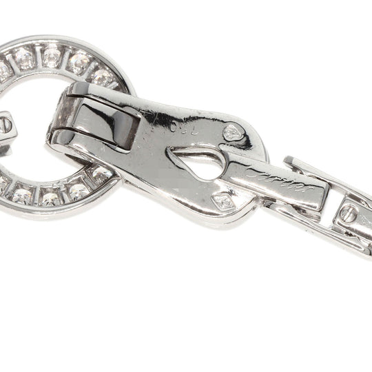 CARTIER bracelet K18WG Silver Agraph Diamond