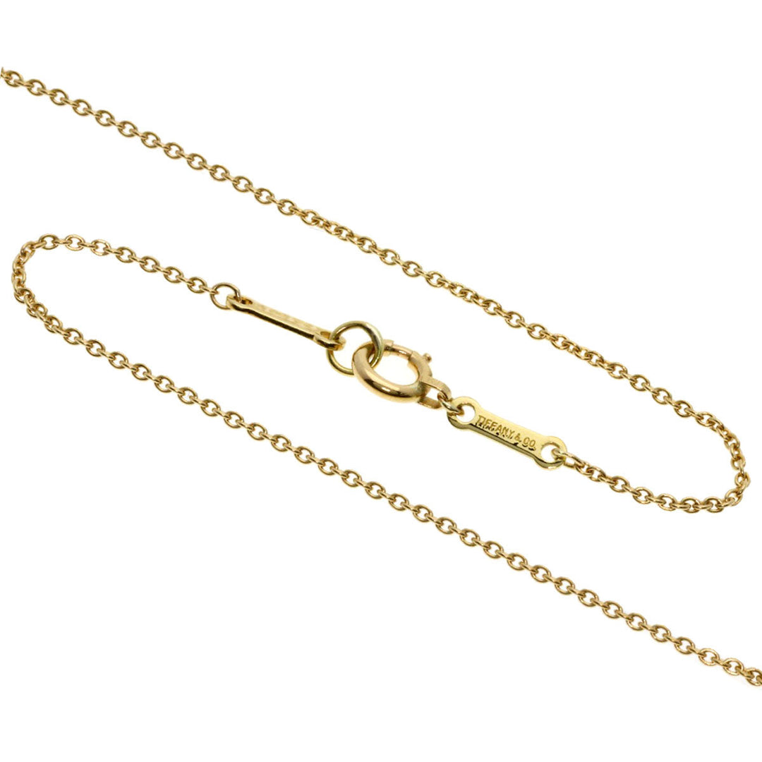 TIFFANY&Co. Necklace 18K Yellow Gold gold By the Yard 1P Diamond aroundD0.40ct Women Used Authentic