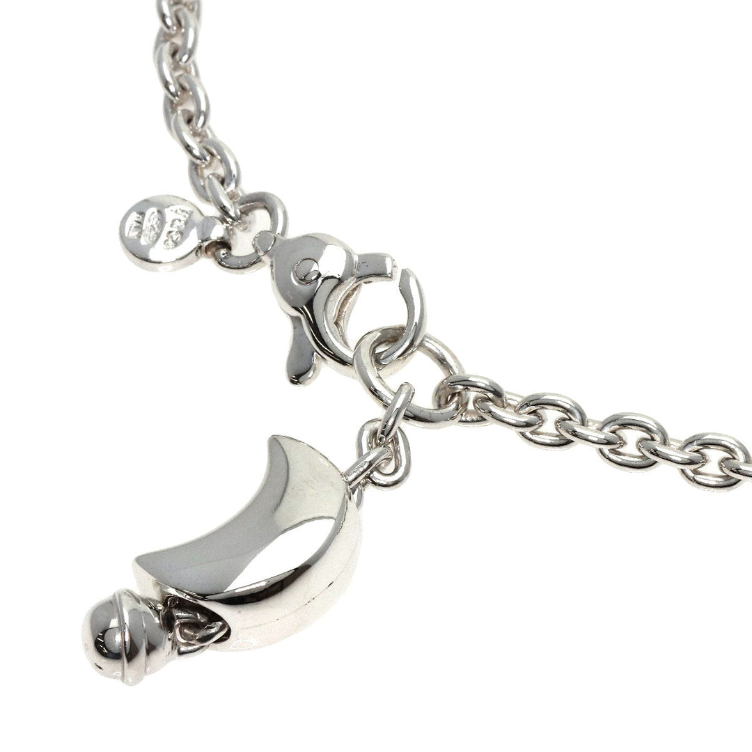 TIFFANY&Co. bracelet SV Silver moon crescent Women Used Authentic